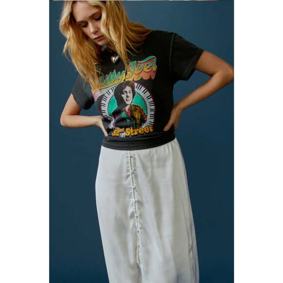 Daydreamer Billy Joel 1978 Reverse Tour Tee Vintage Black Size Small - Picture 2 of 8